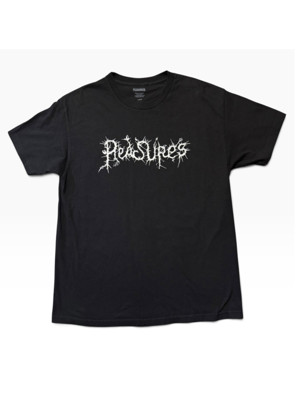 PLEASURES Nature Is a Language You Cant Read Graphic Shirt Size Large